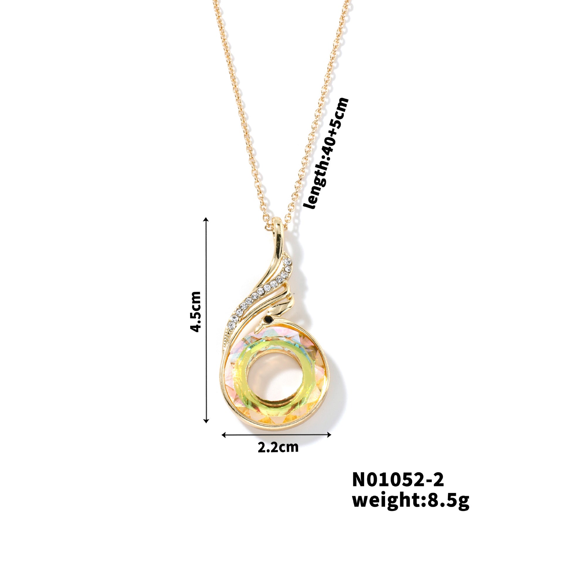 Wholesale Fashion colorful crystal necklace